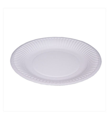 10 Inch White Plain Disposable Paper Plate For Event And Party Supplies