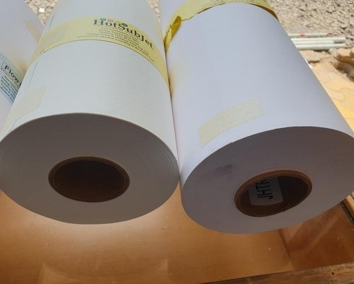 White 24 Inch Size Weight 18 Pounds Paper Material Plotter Paper Roll