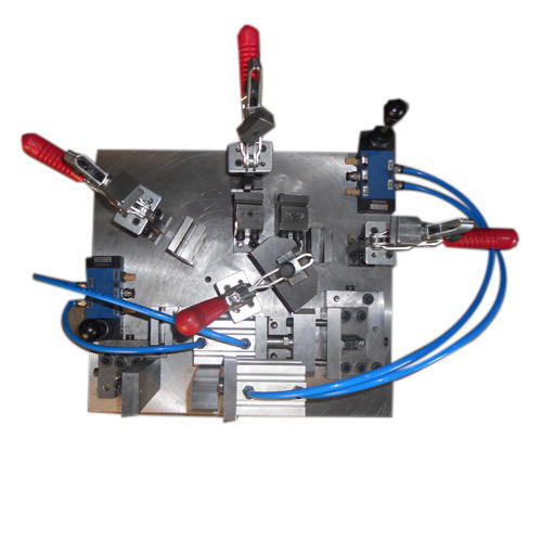 Aluminium Standard Size Pneumatic Welding Fixture For Automobile Industries Hardness: Yes