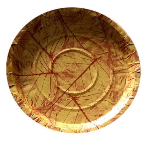 Lightweight Leak-Proof Easy To Dispose Biodegradable Disposal Paper Plates,Pack Of 100  Size: Medium