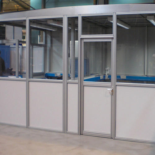 Inward/ Outward Ruggedly Constructed Scratch Resistance Long Durable Plain Glass Aluminum Door