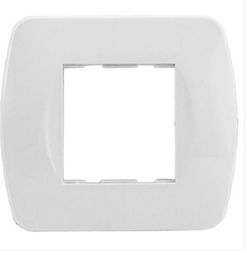 Size 5x5 Cm White Rectangular Electrical Wall Modular Switch Plates