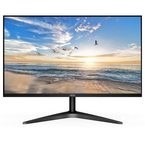 Slim And Sleek Less Power Consumption High Resolution Black Monitor Screen Size: 24 Inch (In)