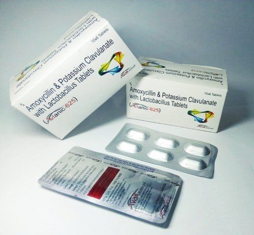 Avlanic Amoxycillin And Potassium Clavulanate With Lactobacillus Antibiotic Tablets