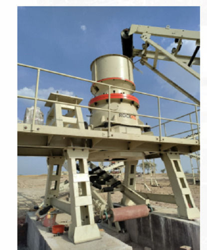 Capacity 100 Tph - 350 Tph Cast Iron Material Automatic Cone Crusher 