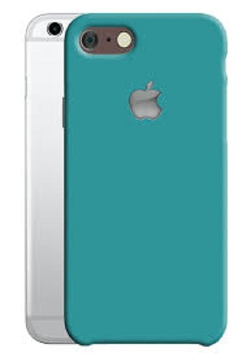 Mobile Back Cover - TPU Material, 6.5 Inch Size, Plain Green and White Design | Scratch Resistant, Flexible, Easy to Clean
