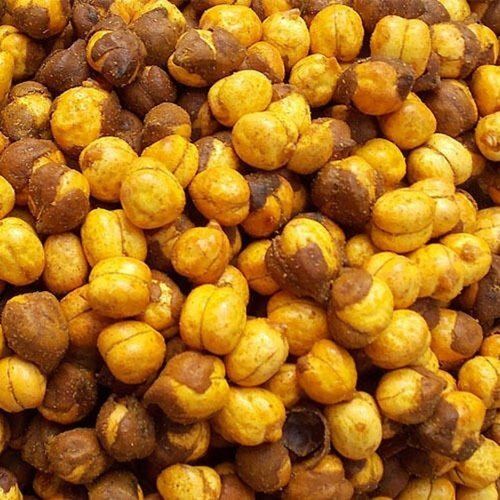 White Handmade Healthy Delicious Roasted Yellow Salted Chana Snacks