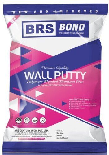 High Quality 100% Pure Durable Water Proof White Brs Bond Premium Wall Putty  Capsule Shape: Cylinder