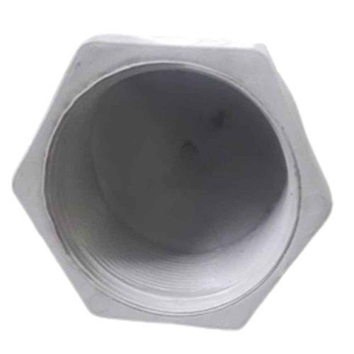 White Leak Proof Unbreakable Heavy Duty And Light Weight Gray Plastic Pipe Cap Fitting 