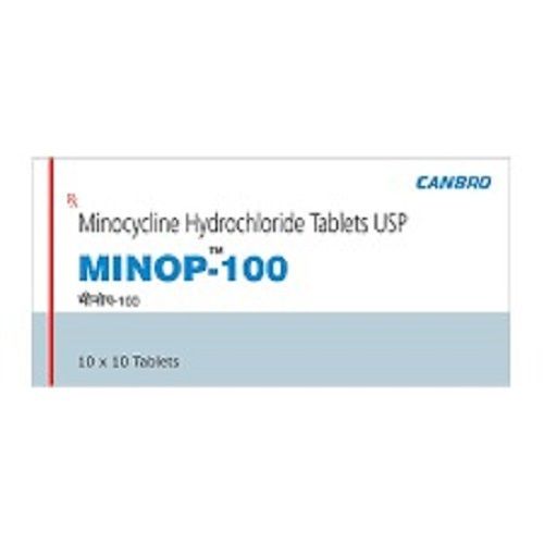 Minocycline Hydrochloride Tablets Usp, Pack Of 10 X 10 Tablets General Medicines