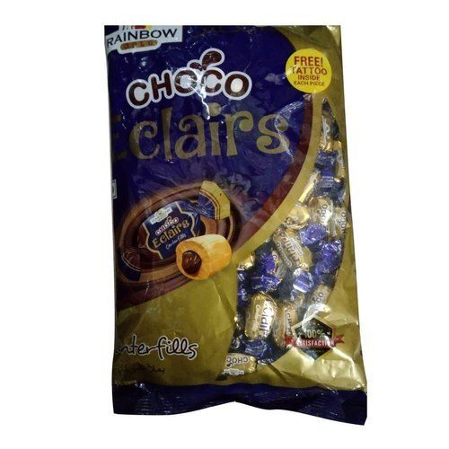 Mouth Watering Tasty and Delicious Sweet Soft Chocolate Flavor Choco Eclairs Toffee 