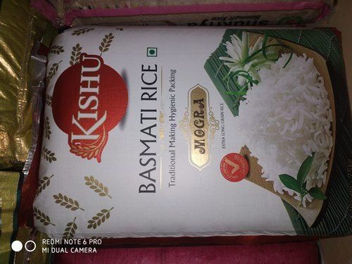 White Natural Healthy And High In Fiber Enriched Mogra Medium Grain Basmati Rice 