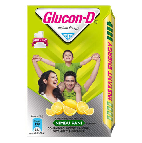 Powder Pack Of 1 Kilogram Instant Energy Health Drink Nimbu Pani Flavor Glucon D