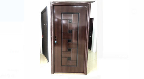 Rectangle Shape Brown Color 7mm Termite Proof 7x3 Feet Pinewood Laminated Door