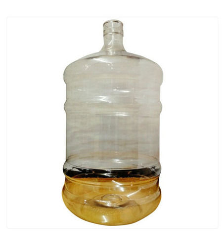 Round Transparent Plastic And Polyethylene Water Bottle With 20 Liter Capacity 