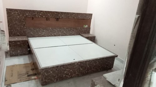 Handmade Strong Long Durable Termite And Borer Proof Designer Modern Wooden Double Bed 