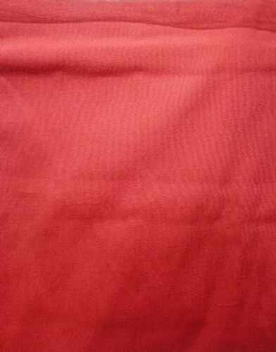 Washable Breathable And Flexible Plain Red Rayon Slub Lycra Fabric