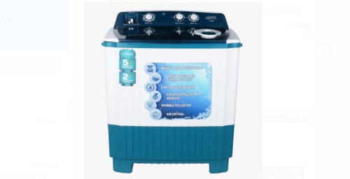 White And Blue Croma 7Kg Weight Semi Automatic Top Load Washing Machine Dimension(L*W*H): 56.8 X 54 X 101.5 Centimeter (Cm)