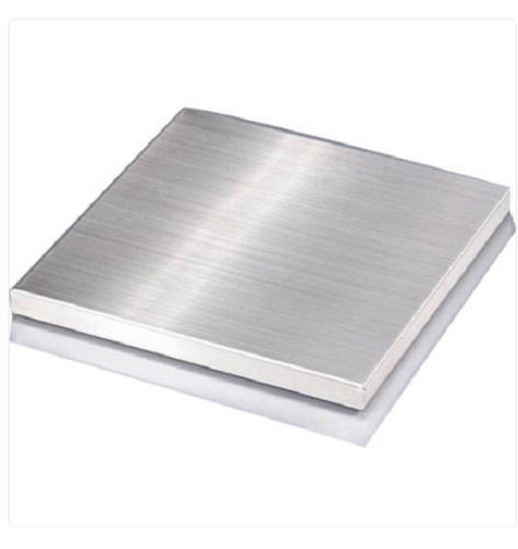 10 Mm Thickness Silver Rectangular Shape 304 Grade Stainless Steel Sheet Application: Construction