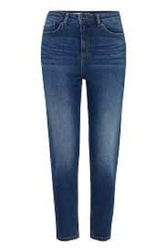 36-40 Inch Length Plain Dyed Washable Feature Denim Jeans For Womens