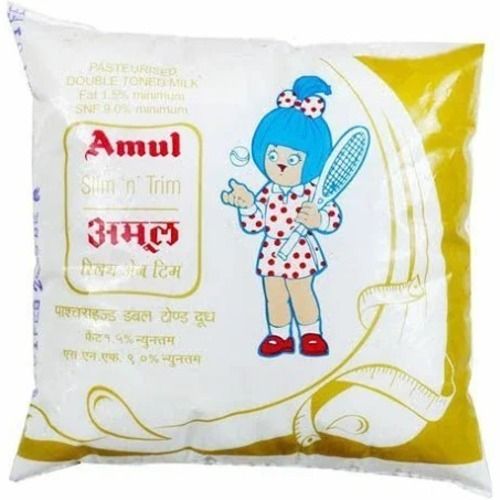 500 Ml 100 % Pure Pasteurized Double Toned Amul Trim Milk