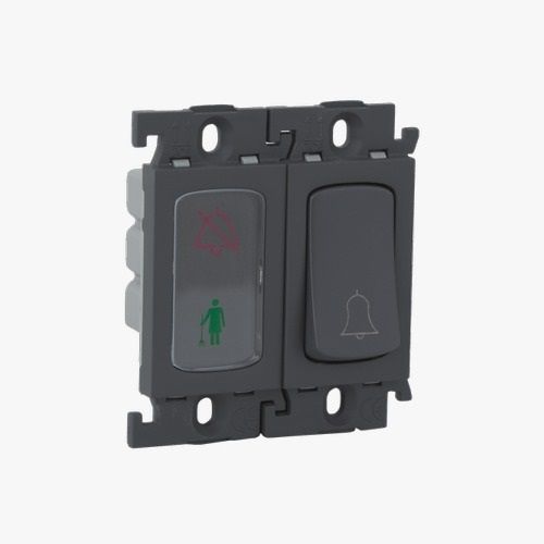 Black Plastic Material Wireless Door Type Legrand Doorbell Switch With 220 V Frequency (Mhz): 50 To 60 Hertz (Hz)