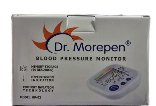 Quick And Efficient Dr Morepen Blood Pressure Monitor For Hospital Application 