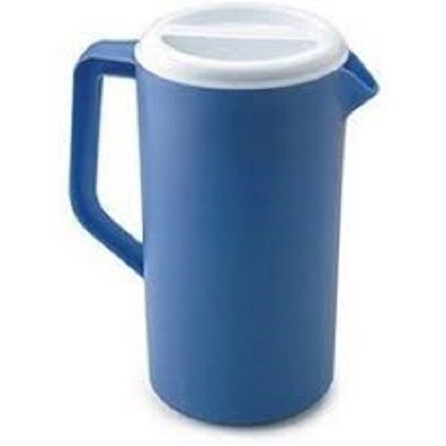 Oval Dark Blue White Cap Plastic Water Jug