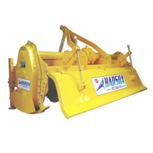 Yellow Color Long Lasting Strong Solid Kew Mild Steel Harsha Tractor Rotavator 36 35hp 