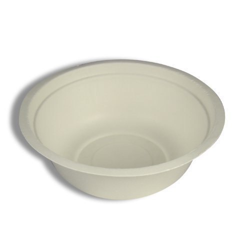 Disposable White Round Paper Bowl Application: Event And Party Supplies