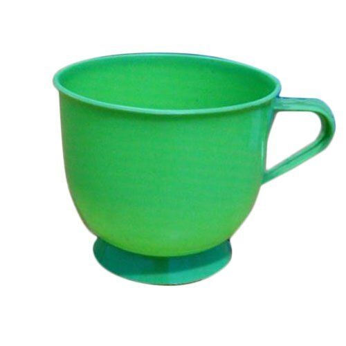 Silver Green Round Shape 8Cm 80Ml Capacity Tea Drinking Disposable Plastic Cup