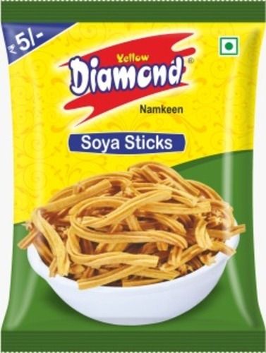 Good Taste Spicy And Salty Diamond Soya Sticks Namkeen For Tea Time Snacks, 50 Gram