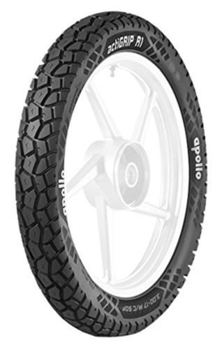 Two Wheeler Construction Bias With Width 80 Cm Flexible Rubber Apollo Tyres 