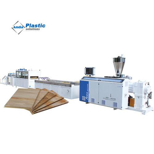 65/132 Wpc Wall Panel Making Machine With 1 Year Warranty