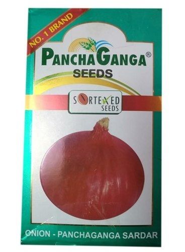 Organic Panchganga Sardar Onion Seeds (Beej) For Agriculture, 10G Box Packing