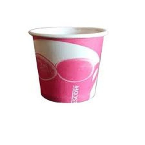 Paper Material Pink Pouring And Drinking Plain Disposable Paper Cup