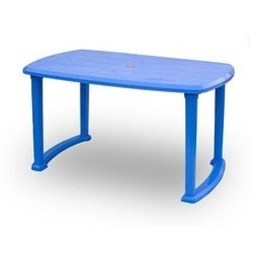 Rectangle Shape Solid Pvc Plastic Table For Indoor And Outdoor Uses