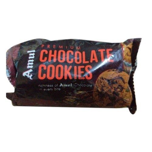 Round 50 Gram Crispy Sweet Low Fat Amul Premium Chocolate Cookies