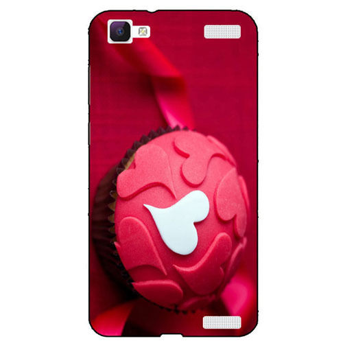 Printed Red Color Mobile Back Cover Body Material: Silicone