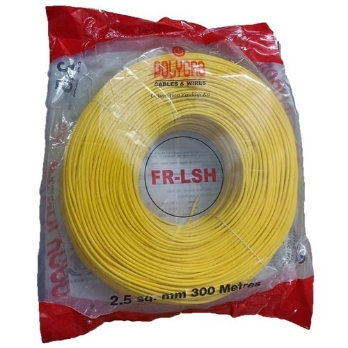 Yellow 50 Hertz Frequency 200 Voltage Premium Grade Plastic Simple Electrical Wire