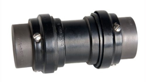 Black Stainless Steel Rrs Type Jaw Flex Coupling For Motors 