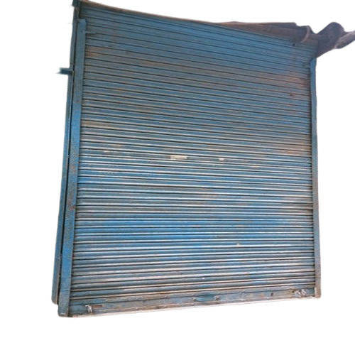 Horizontal Blue Corrosion-Resistant Heavy-Duty Iron Motorized Iron Rolling Shutter