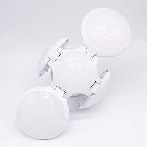 White Foldable Light High Brightness Football Shape Led Bulbs, 40 Watts B22 