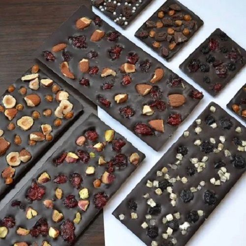 Pack Of 200 Delicious And Sweet Fruit Nuts Dark Chocolate Bar