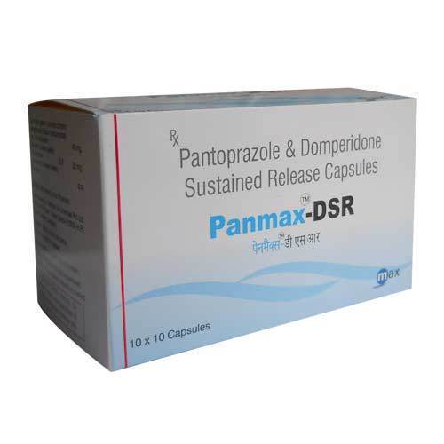 Pantoprazole And Domperidone Panmax-Dsr Capsules (Pack Size 10X10) General Medicines