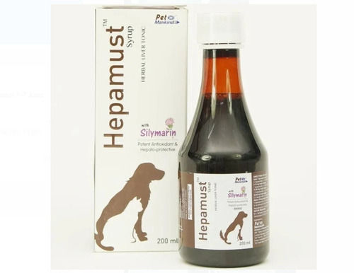 Pet Dog Herbal Liver Tonic Syrup, Pack Of 200 Ml 
