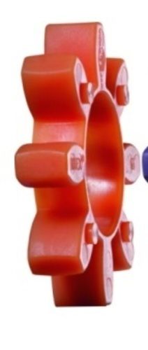 Red Round Density Polyurethane Gr Elastic Coupling Spider For Vertical Shaft Connection