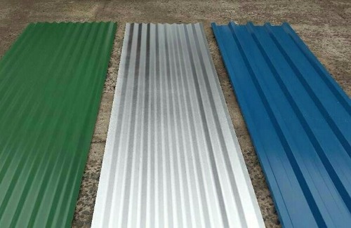 बहुरंगी आयताकार आकार की हेवी-ड्यूटी प्लास्टिक नालीदार छत शीट्स का आकार: मानक