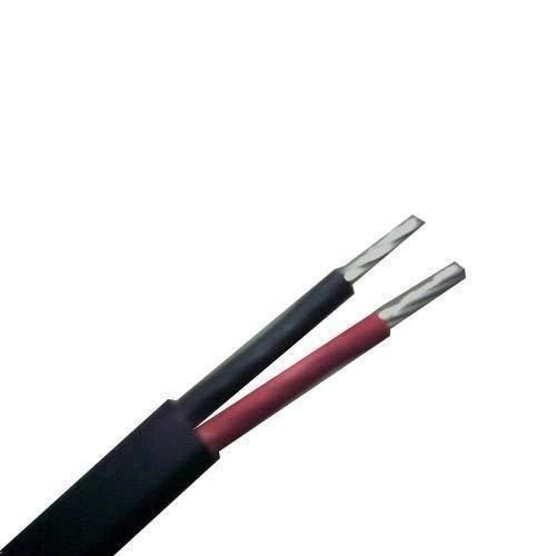 2.5Sqmm Black 2 Core Fire Proof Safe And Secure Aluminum Flat Cable Conductor Diameter: 2.5 Mm