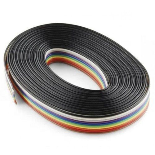 Black 15Core Fire Proof Safe And Secure Fast Transmitting Copper Flat Cable Conductor Diameter: 10M Mm